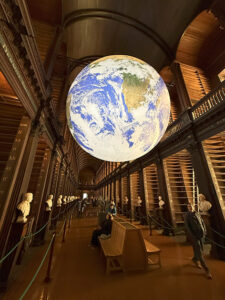 The Long Room at Trinity College, Dublin.